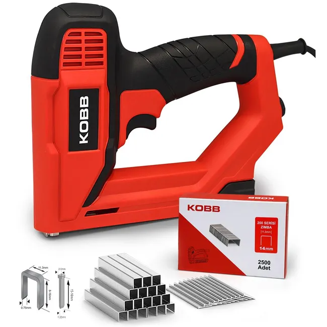 KOBB KBZ200B Elektrikli Type 53  Zımba ve 15 mm çivi çakma makinesi