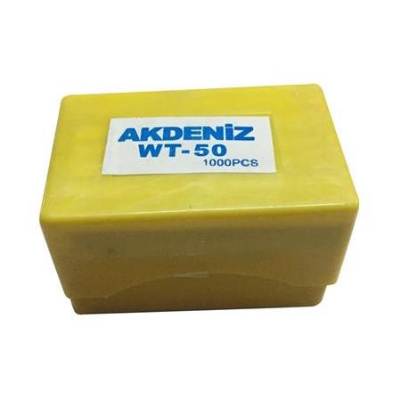 WT-50 ÇELİK T  ÇİVİ (1.000 ad.) demir profile çakar, arkadan BÜKÜLEBİLİR!