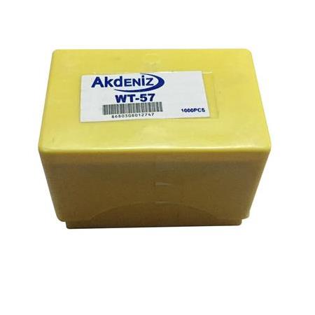 WT-57 ÇELİK T  ÇİVİ (1.000 ad.) demir profile çakar, arkadan BÜKÜLEBİLİR!