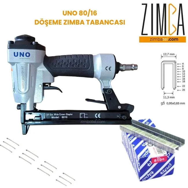 UNO 8016  80 SERİSİ HAVALI ZIMBA DÖŞEME TABANCASI
