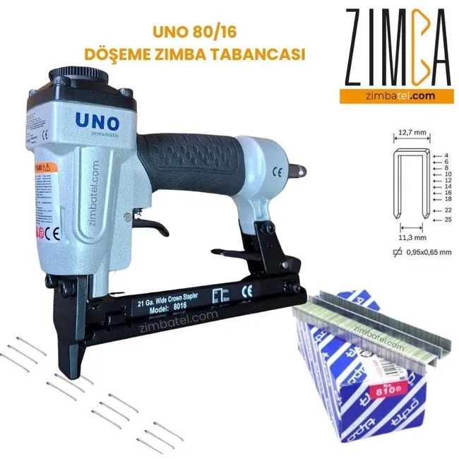 UNO 8016  80 SERİSİ HAVALI ZIMBA DÖŞEME TABANCASI