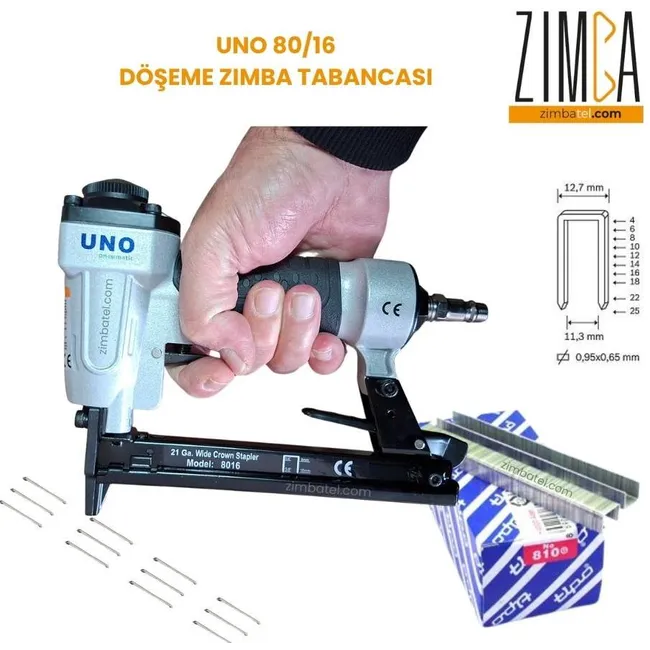 UNO 8016  80 SERİSİ HAVALI ZIMBA DÖŞEME TABANCASI