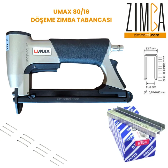 UMAX 8016  80 SERİSİ HAVALI ZIMBA DÖŞEME TABANCASI