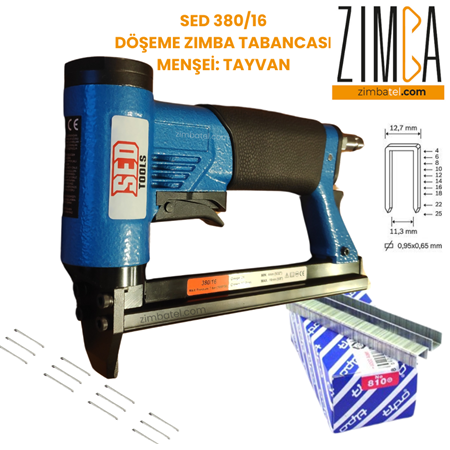 SED TOOLS 38016  80 SERİSİ HAVALI ZIMBA TELİ MAKİNESİ