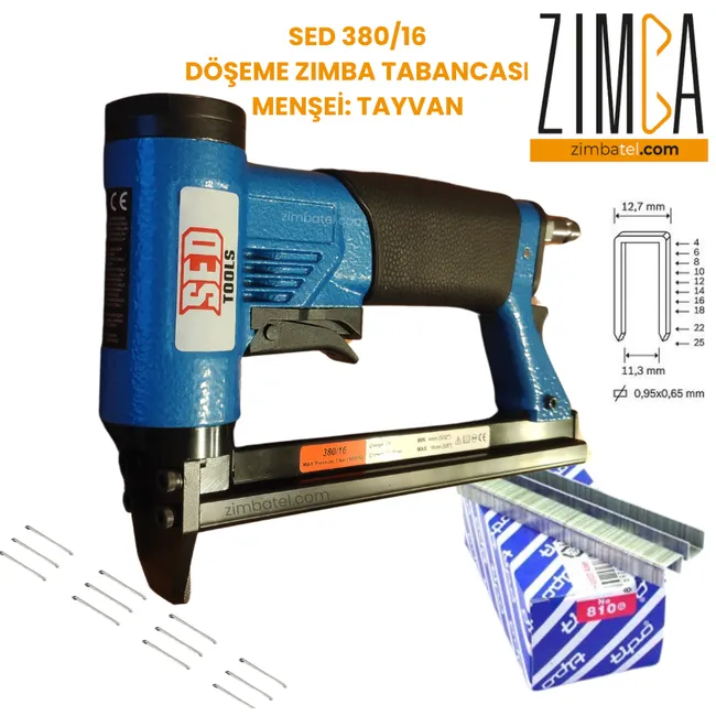 SED TOOLS 38016  80 SERİSİ HAVALI ZIMBA TELİ MAKİNESİ