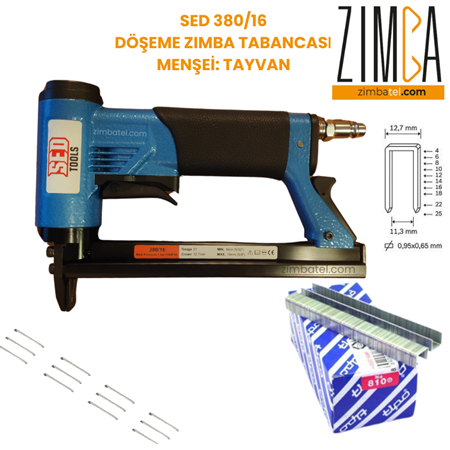 SED TOOLS 38016  80 SERİSİ HAVALI ZIMBA TELİ MAKİNESİ