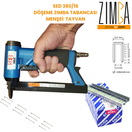 SED TOOLS 38016  80 SERİSİ HAVALI ZIMBA TELİ MAKİNESİ